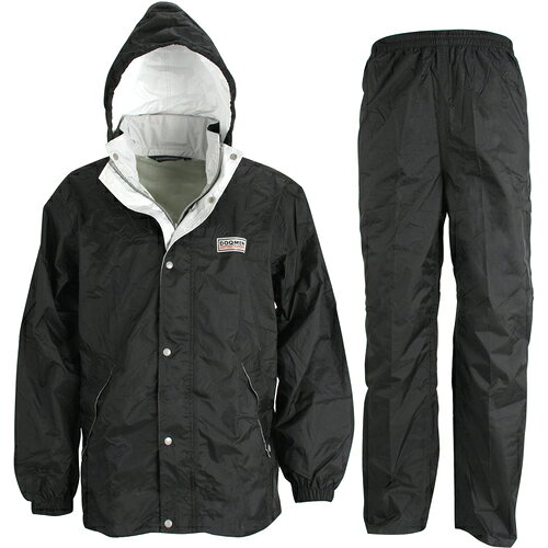 【品番】7250-91-L【メーカー】（株）カジメイク【JAN】4963527725527【販売単位】1着※掲載画像は代表画像です。シリーズ共通の画像を使用している場合があり、お届けは商品名に記載の型番・数量となります。■特長透湿防水素材 東レ「エントラント?」使用で蒸れにくく、「キューダス加工」で、耐久はっ水性に優れます。■用途雨天時の野外作業に。■仕様サイズ:Lウエスト(cm):78〜88耐水圧:10000mm以上ブランド名:カジメイク（（株）カジメイク）胸囲(cm):90〜98胸幅(cm):62.5製造国:中国着丈(cm):75適合身長(cm):170〜180ウエスト(引張)(cm):112色:ブラック股下(cm):73身長(cm):170〜180