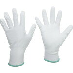 【品番】CUT GUARD-130V L【メーカー】ミドリ安全（株）【JAN】4548890522326【販売単位】1双※掲載画像は代表画像です。シリーズ共通の画像を使用している場合があり、お届けは商品名に記載の型番・数量となります。■特長耐切創手袋では初のエコマーク認定商品です。サトウキビ由来の樹脂を配合した高強力ポリエチレン繊維VERPLANTS?を使用し、タイプI環境ラベル（エコマーク）を認定した耐切創性手袋です。Co2排出削減により、カーボンニュートラルな社会に貢献します。ポリウレタンコーティングですべり止め効果があります。手の甲側は背抜きで、通気性があり快適に作業ができます。繰り返し洗濯して使用できます。長繊維を使用しているため低発じんです。裾部分にはオーバーロック加工を施しているためほつれにくく、繰り返し洗濯して使用できます。■用途自動車関連。ガラス関連。■注意高強力ポリエチレン繊維は一般的にアラミド繊維と比較して、耐光性、耐薬品性、耐水性に優れますが、耐熱性は劣ります。ウレタン、または手袋が溶けてやけどをする危険がありますので、高い温度の品物を持つのはお避けください。■仕様ゲージ数:13ゲージシームレス編サイズ:L環境表示:エコマーク全長(cm):23.5ブランド名:ミドリ安全（ミドリ安全（株））厚さ(mm):1.1製造国:ベトナム色:ホワイト手のひら周り(cm):19.4中指長さ(cm):7.8EN388 2016規格:カットレベル3関連商品ミドリ安全耐切創手袋カットガード130VLL CUT GUARD-13...ミドリ安全耐切創手袋カットガード130VS CUT GUARD-130...ミドリ安全耐切創手袋カットガード130VM CUT GUARD-130...1,610円1,610円1,610円SHOWA耐切創手袋No544ケミスターパームFSグレーXLサイズ N...ミドリ安全耐切創手袋カットガード210MQS CUT GUARD-21...アトム振動軽減手袋しんげんくんS 1130-S...1,610円1,490円1,620円アトム振動軽減手袋しんげんくんL 1130-L...Ansell耐切創手袋エッジ48−705グレーMサイズ 48-705-...Ansell耐切創手袋エッジ48−705グレーXLサイズ 48-705...1,620円1,740円1,740円ミドリ安全耐切創性手袋カットガードF130M CUT GUARD-F1...ミドリ安全耐切創性手袋カットガードF130LL CUT GUARD-F...トワロンニトリル背抜き手袋アクティブグリップLL 581-2L...1,430円1,430円1,550円