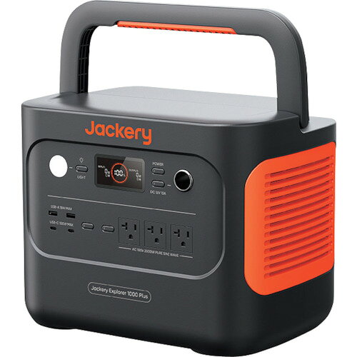 【品番】JE-1000C【メーカー】（株）Jackery　Japan【JAN】0810105522204【販売単位】1台※掲載画像は代表画像です。シリーズ共通の画像を使用している場合があり、お届けは商品名に記載の型番・数量となります。■特長世界販売台数700万台を突破、有名メディア200社以上が推奨する「業界トップセラーのブランド」です。「Plusシリーズ」はリン酸鉄を採用し、長寿命(サイクル数4000回)と容量拡張を実現しました。容量1265Wh／定格出力2000Wの高出力モデルです。容量を最大5060Whまで拡張することができるため、BCP対策用として人気のモデルです。充電回数・使用時間の目安は、スマホ約54回、ノートPC約12回、電気毛布約14時間です。「EPS」を搭載し、停電時に電気の供給がストップしても0.02秒でバッテリー稼働に切り替わります。「アプリ連携」によりポータブル電源を遠隔で操作できます。充電時の静音モード(約30dB)も設定可能です。BMS(バッテリーマネジメントシステム)を搭載しています。電圧や温度を管理し、最高精度の安全性を実現しています。■仕様定格出力(W):2000入力電圧(V):100-120製造国:中国幅(mm):356該当:災害備蓄奥行(mm):260出力電圧(V):100最大出力(W):4000高さ(mm):283ブランド名:Jackery（（株）Jackery　Japan）関連商品EcoFlowポータブル電源DELTA31500 EFDELTA150...Jackeryポータブル電源2000New JE-2000D...Jackeryポータブル電源900 JE-900A...170,770円221,450円137,450円Jackeryポータブル電源1800 JE-1800A...Jackeryポータブル電源300Plus JE-300B...Jackeryポータブル電源2000Plus JE-2000C...231,950円42,950円300,550円Jackeryポータブル電源Explorer100Plus JE-10...Jackeryポータブル電源600Plus JE-600C...Jackeryポータブル電源3000New JE-3000B...17,680円91,460円379,090円EcoFlowポータブル電源DELTA3Plus EFDELTA3P-...HONDA正弦波インバーター搭載発電機1．8kVA（交流／直流） EU...工進チェンジマスター100Vタイプ GM-2510H...106,010円203,680円169,520円