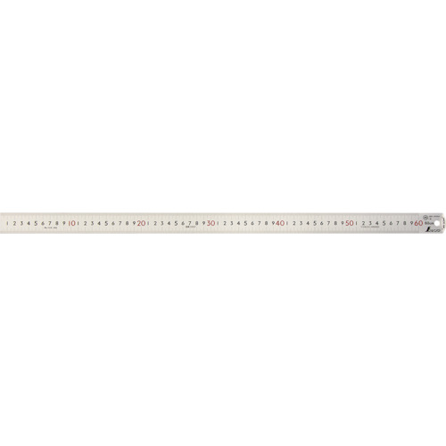 【品番】13137【メーカー】シンワ測定（株）【JAN】4960910131378【販売単位】1個※掲載画像は代表画像です。シリーズ共通の画像を使用している場合があり、お届けは商品名に記載の型番・数量となります。■特長スケールの先端を曲げてあるので、つまみやすくなっています。シルバー加工で表面の反射を抑え目盛が読み取りやすくなっています。エッチング加工+メッキ目盛で、過酷な使用状況下でも性能を落としません。読み取りやすい大きな数字を採用しました。■用途長さ測定に。■注意電気に触れる恐れのある場所では使用しないでください。■仕様厚さ(mm):1.2呼び寸法(mm):600幅(mm):30全長(mm):640下段(ピッチ):1mmブランド名:シンワ（シンワ測定（株））上段(ピッチ):1mm製造国:日本該当:RoHS2