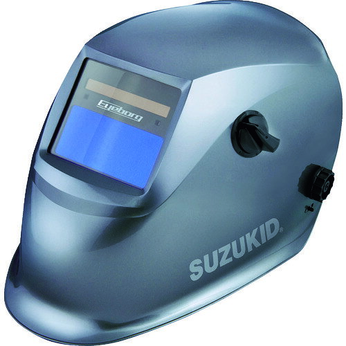 【品番】EB-200A2【メーカー】（株）スズキッド（旧スター電器製造（株））【JAN】4991945029163【販売単位】1個※掲載画像は代表画像です。シリーズ共通の画像を使用している場合があり、お届けは商品名に記載の型番・数量となります。■特長溶接時のアーク光を瞬時に感知し自動的に遮光し目を保護します。かぶり面タイプのため両手がフリーになります。抜群の遮光スピードと視野の広さで溶接作業をサポート致します。「品質・性能・価格」抜群のコストパフォーマンスモデルです。別売品の”拡大プレート”が装着可能です。■用途アーク溶接作業での目の保護に。■注意操作温度 -10℃〜55℃保管温度 -20℃〜70℃■仕様遮光前:#3.5復帰速度調整:0.1秒〜1.0秒(無段階調節)遮光度:#9〜#13遮光スピード(秒):1/25000視界の広さ(mm):W98×H44戻り速度(ms):0.1〜1.0遮光後:#9〜#13製造国:中国面体寸法(mm)奥行×縦×横:305×207×240ブランド名:SUZUKID（（株）スズキッド（旧スター電器製造（株）））感度調節:無段階調節