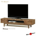 テレビ台 テレビボード ローボード 完成品 180 リビングボード 脚付 リビング 収納家具 TVボード AV収納 おしゃれ シンプル 北欧 モダン 大川家具 木製 無垢 引き出し ブラウン