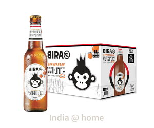 [送料無料/SALE] クラフトビール【BIRA91 SUPER FRESH WHITE BEER WITH CITRUS 24 Bottles SET】【B9 ビバレッジズ】ビラ91 ホワイト シトラス ビール 24本セット／330ml ビール 詰め合わせ インドのお酒 インドビール 瓶ビール ビンビール ケース ギフト 輸入 お取り寄せ