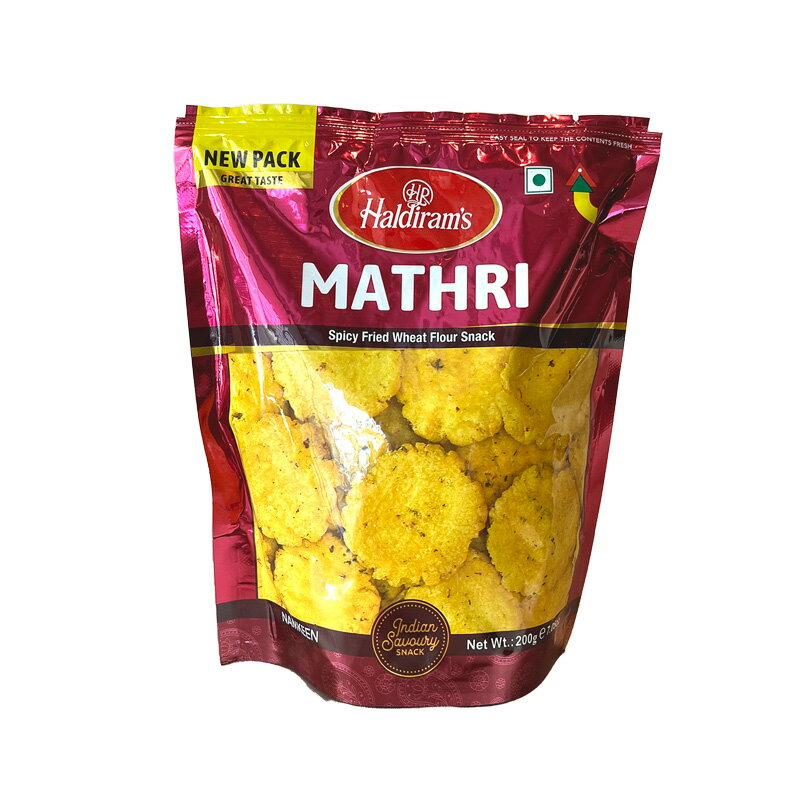 マトリ Mathri (200g) インドのビスケット｜ハルディラム｜インドの食品 ビスケット ミニビスケット お菓子 スナック おやつ おいしいお菓子 クッキー スイーツ ハルディラム HALDIRAM MATHRI インド料理 インドカレー エスニック お取り寄せスイーツ