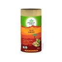 オーガニックティー トゥルシー ジンジャー ティー 100g 缶【TULSI GINGER TEA 100g】【ORGANIC INDIA】オーガニック インディア デカフェ カフェインレス インド ハーブティー オーガニック 紅茶 チャイ チャイティー ティーバッグ 輸入食材 海外 ギフト 贈り物