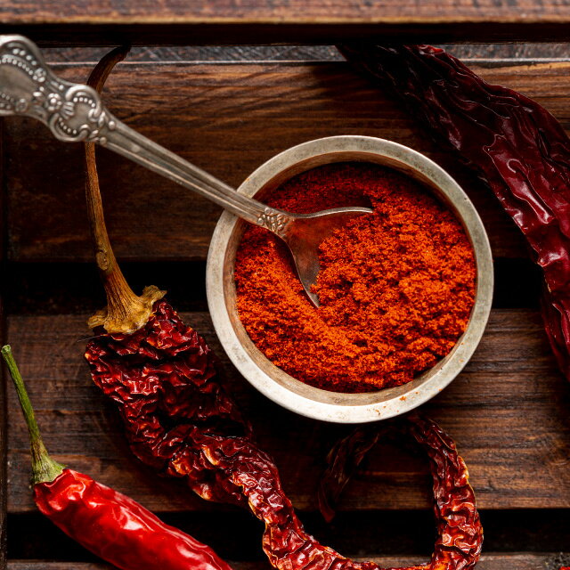 【CHILLY POWDER HOT 100g】チリパウダー ホット100g スパイス インド カレー　レッドペッパー indiaathome-10000513 インディア アット ホーム サンプル画像2