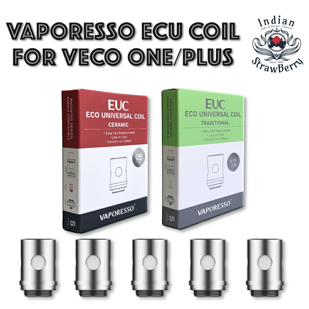 Vaporesso EUC コイル For Veco One (Plus)/Veco Tank(Plus)/ VM Tank/Estoc Tank