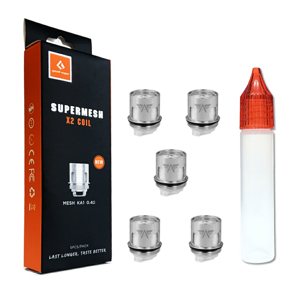 Geekvape X���꡼�� ������ 5������ for Cerberus Tank ����٥��� ���󥯡�Aero Tank��Shield Tank + ����ץƥ��ܥȥ��դ�