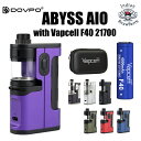 Dovpo X Suicide Mods Abyss AIO 60w Kit Vapcell INR21700 F40 4000mAh付きセット