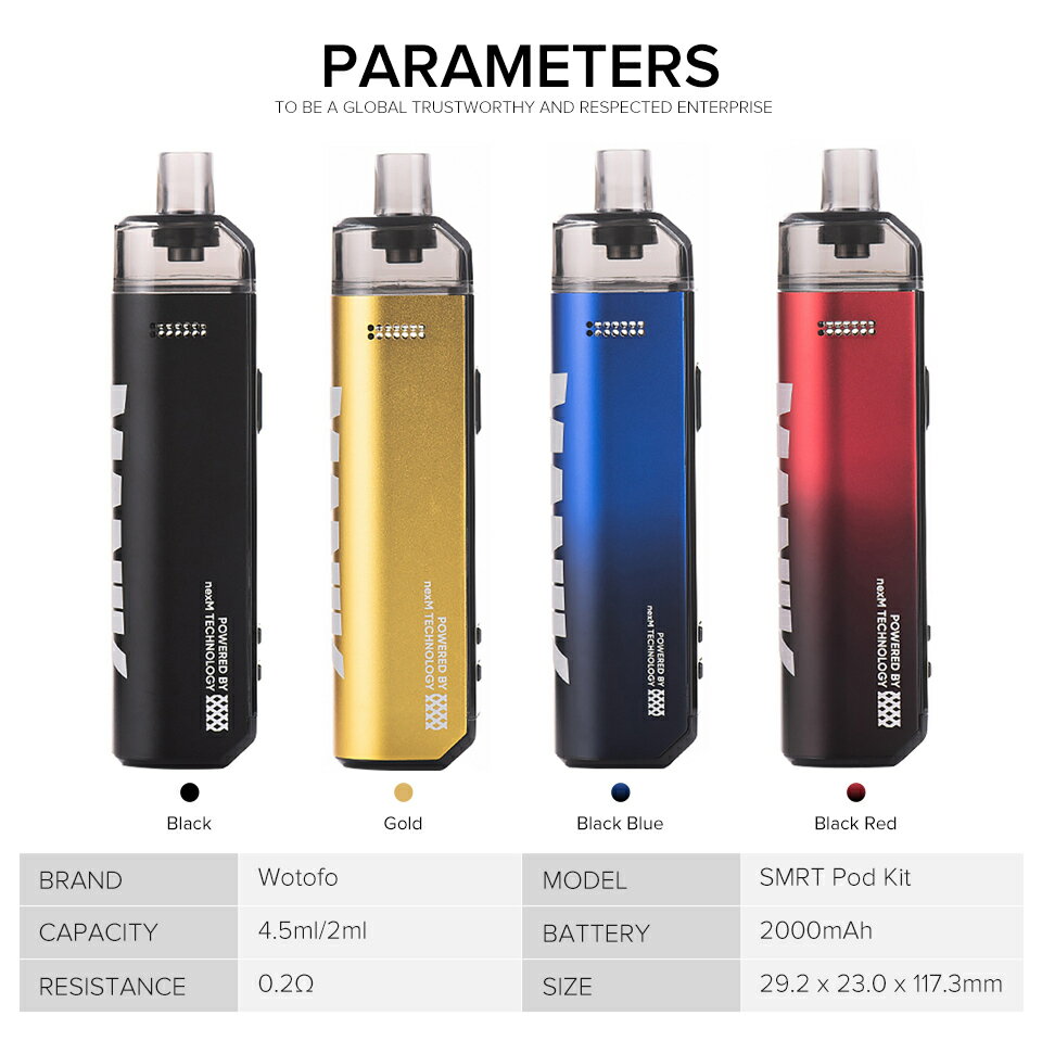 Wotofo SMRT Pod System Kit 2