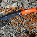 OPINEL オピネル ステンレススチール皮紐付#7Coloramaオレンジ 41412
