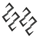 Indies Ltd. インディーズ 男前アウトドア用 S字フック ランタンフック 4個セット 耐熱 焚き火 フック キャンプ アウトドア インダストリアル 野外 収納