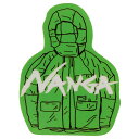 NANGA ナンガ NANGA×USHIODA HIROAKI STICKER LEVEL7 緑 FREE