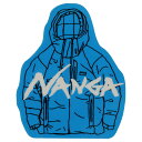 NANGA ナンガ NANGA×USHIODA HIROAKI STICKER AURORA LIGHT 青 FREE