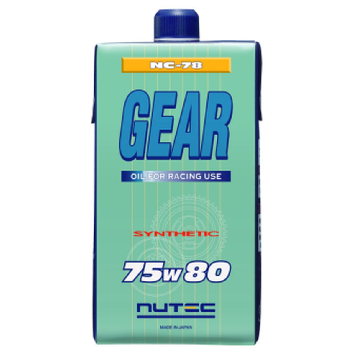 NUTEC ニューテック NC-78 高性能ギアオイル RACE OIL GEAR OIL 75W-80 1L 452231