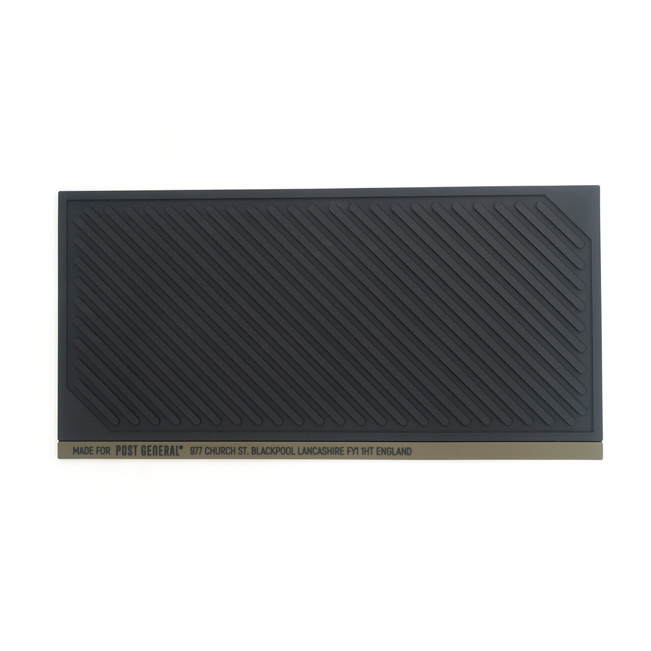 POST GENERAL ݥȥͥ PG RUBBER DOOR MAT BLACK 982390005
