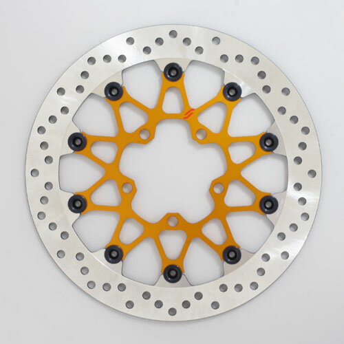 Rakuten - SUNSTAR サンスター プレミアムレーシング フロントディスクローター ハードアルマイト(自然発色) DAYTONA675 R フルフローティング セミフローティング 左右共通 ホール Lタイプ