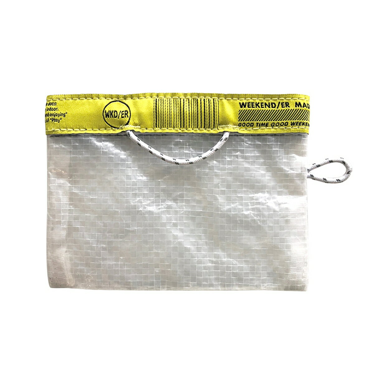 [WEEKENDER]PE FLAT/C/XS 水に強い、軽い、汚れが付着しずらい、付着しても拭いて取れる。 アウトドアに適した素材のPE素材を使用した、中が見えるキャンプギア収納ケースシリーズ。 アウトドアギア類は金属製品も多く、一回のキ...