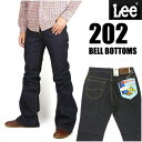 Lee リー 202 BELL BOTTOMS ベルボトム ワンウォッシュ Lee RIDERS AMERICAN STANDARD メンズ フレアージーンズ 日本製 04202-100