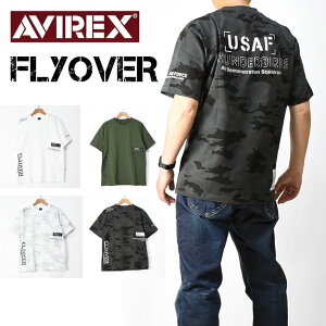 롪 AVIREX ӥå ȾµT FLYOVER ե饤С ߥ꥿꡼T  783-3134097