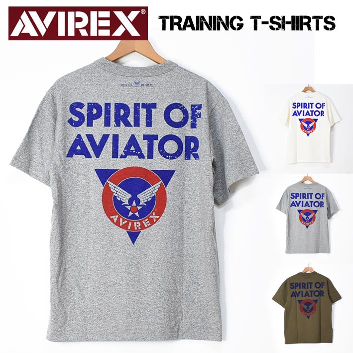 セール！ AVIREX アビレックス 半袖Tシャツ TRAINING T-SHIRTS ミリタリーTシャツ メンズ 7833134100