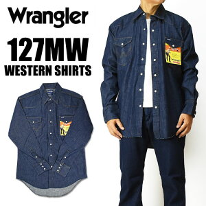 Wrangler 󥰥顼 127MW ǥ˥ 󥷥 Ĺµ COWBOY SHIRTS  WM1027