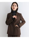【SALE/60%OFF】【日本製/SETUP可能】ゆるシルエットジャケット INDIVI インディヴィ スーツ・フォーマル セットアップスーツ グレー ブラウ...