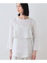 【SALE/60%OFF】春SALE!【2点セット/洗える】カセット服 キャミ&ブラウス セットトップス INDIVI インディヴィ トップス アンサンブル ブ...