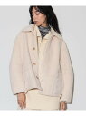 【SALE/20%OFF】【WEB限定】リバーシブルムートン調ブルゾン GALLEST インディヴィ ジャケット・アウター ブルゾン・ジャンパー ブラウン グレ...