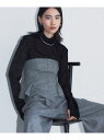 【SALE/20%OFF】チェックツイードイレヘムビスチェ GALLEST インディヴィ トップス ベスト・ジレ ブラック【RBA_E】【送料無料】[Rakut...
