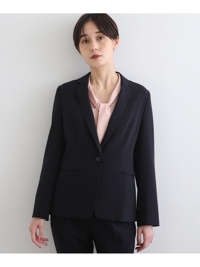 【SALE／71%OFF】【洗える/通勤/UVケア/日本製】ストレッチテーラードジャケット INDIVI インディヴィ スーツ・フォーマル セットアップスーツ グレー【RBA_E】【送料無料】[Rakuten Fashion]