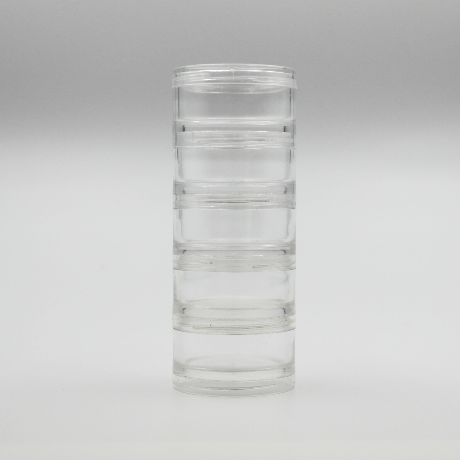 【おとくな6本セット】スパイス収納ボトル 透明ケース 6本 食品利用可 縦型収納 日本製 小物 ネジ類にも