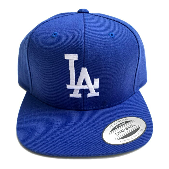 【送料無料】LA FLAT EMB SNAPBACK CAP【ROYAL BLUE】(通販 メンズ レディース 男 女 兼用 帽子 キャップ LOS ANGELES ロスアンゼルス ウエストコースト)