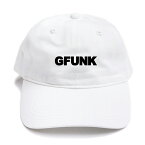 【メール便対応】G FUNK STRAPBACK CAP【WHITE】【CITY CAP】(通販 メンズ レディース 男 女 兼用 帽子 キャップ コンプトン ウエストコースト 西海岸 LA ギャングスタ ヒップホップ ロゴ ホワイト 白)