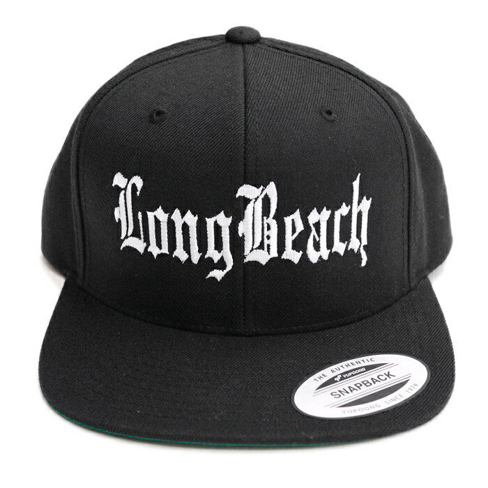 LONG BEACH SNAPBACK CAP(通販 メンズ レディース 男 女 兼用 帽子 キャップ ロングビーチ ウエストコースト LA ギャングスタ ヒップホップ)