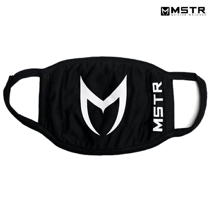 楽天Indoor Class Online Store【メール便対応】【ラスト1点】MSTR WATCHES MASK【BLACK】【MSK-2】（MEISTER MSTR WATCHES 通販 メンズ レディース 男 女 兼用 洗える マスク フェイスマスク ファッションマスク ブラック 黒）