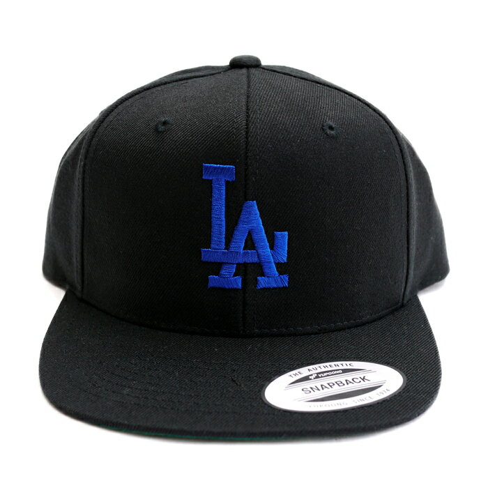 LA FLAT EMB SNAPBACK CAP(通販 メンズ レディース 男 女 兼用 帽子 キャップ LOS ANGELES ロスアンゼルス ウエストコースト ブラック 黒)