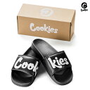 【送料無料】COOKIES ORIGINAL LOGO SLIDES【BLACK】 US 8・US 9・US 10・US 11 26cm・27cm・28cm・29cm COOKIES クッキーズ アパレル 服 通販 サンダル シャワーサンダル スリッパ 靴 