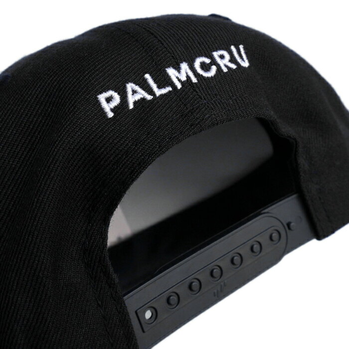 【送料無料】PALMCRU CHIEFIN SNAP BACK CAP【BLACK】(通販 メンズ レディース 男 女 兼用 帽子 6パネル キャップ ブラック 黒)