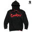 【送料無料】COOKIES ORIGINAL LOGO HOODIE【BLACK×RED】(M・L・XL)(COOKIES クッキーズ 通販 メンズ 大きいサイズ スウェット パーカー フーディー 長袖 ロゴ)