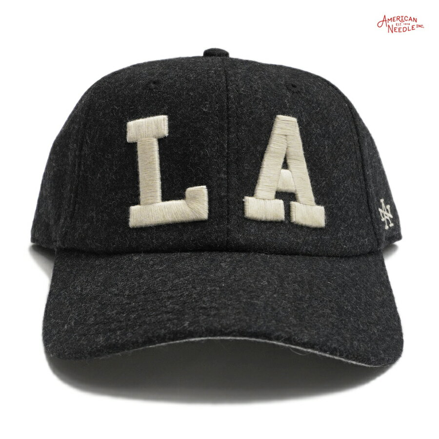 【送料無料★ラスト1点】AMERICAN NEEDLE ARCHIVE LEGEND STRAPBACK CAP -LA ANGELS-【BLACK】(通販 メンズ レディース 男 女 兼用 帽子 キャップ アメリカンニードル ストラップバック 21005B-LOS)