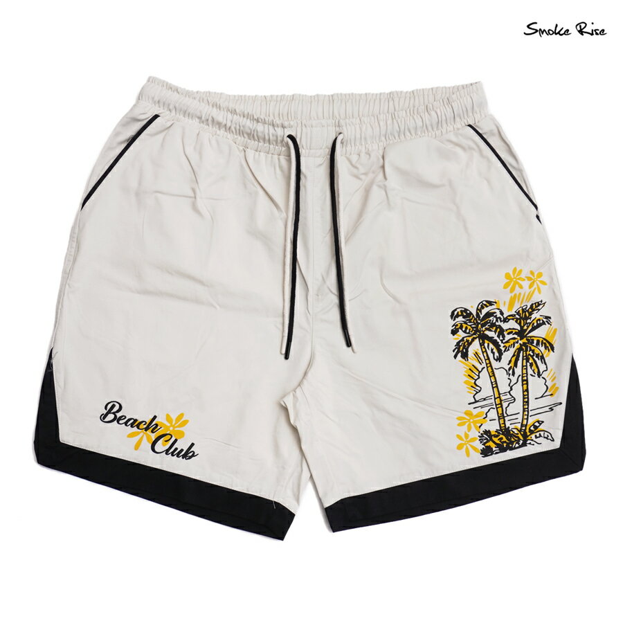 楽天Indoor Class Online Store【売りつくし50％★送料無料★ラスト1点】SMOKE RISE SHORTS【NATURAL×BLACK】（M・L・XL・2XL）（スモークライズ メンズ 通販 大きいサイズ ショーツ ハーフパンツ）