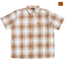 FB COUNTY CHECKER FLANNEL S/S SHIRT(M・L・XL・2XL)(通販 メンズ 大きいサイズ シャツ フランネルシャツ ネルシャツ チェックシャツ 半袖 ショートスリーブ)