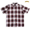 LOWRIDER CLOTHING VETERANO S/S SHIRTS(M・L・XL・2XL)(ローライダー クロージング 通販 メンズ 大きいサイズ 半袖 フランネルシャツ チェックシャツ ショートスリーブ)
