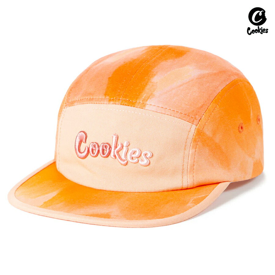 【売りつくし40%★送料無料★ラスト1点】COOKIES FORUM 5 PANEL HAT【PEACH】(COOKIES クッキーズ アパレル 帽子 キャップ 服 通販 CAMPER CAP キャンパーキャップ)