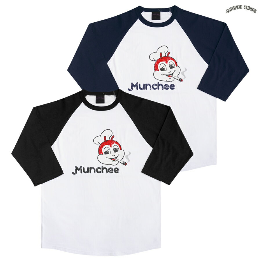 COUCH LOCK RAGLAN SLEEVE Tシャツ(M・L・XL・2XL)(通販 メンズ 大きいサイズ ラグランスリーブ 七分袖 カウチロック ダンス 衣装)