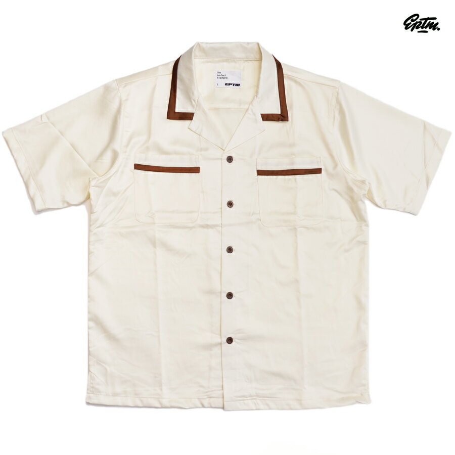 EPTM VILLA OPEN SHIRTS(M・L・XL・2XL)(エピトミ 通販 メンズ 半袖 ショートスリーブ オープンシャツ サテンシャツ)