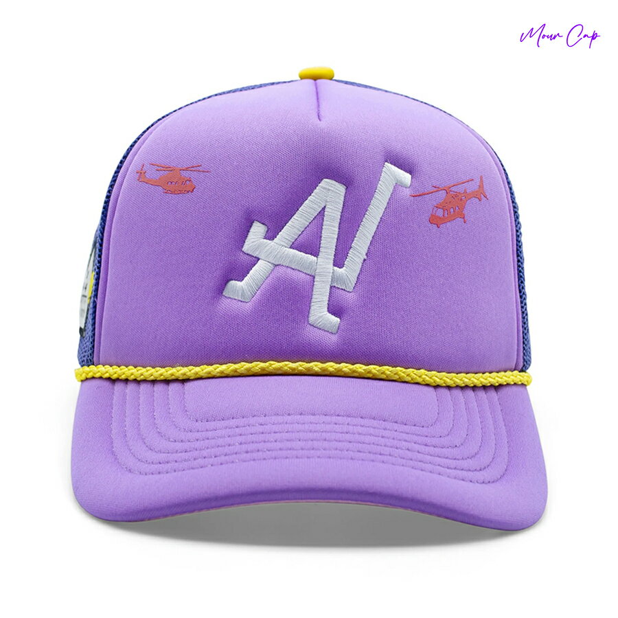 【売りつくし50%★送料無料】MOUR CAP CITY OF ANGELS MESH CAP【PURPLE】(通販 帽子 キャップ メッシュキャップ トラッカーハット スナップバック LA ロゴ ストリート HIPHOP ヒップホップ)