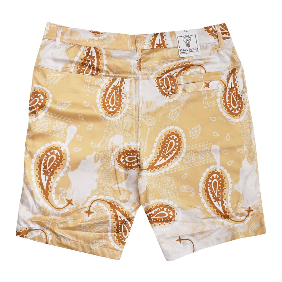 【SPECIAL PRICE】REBEL MINDS PAISLEY SHORTS【KHAKI】(28・30・32・34・36・38)(...