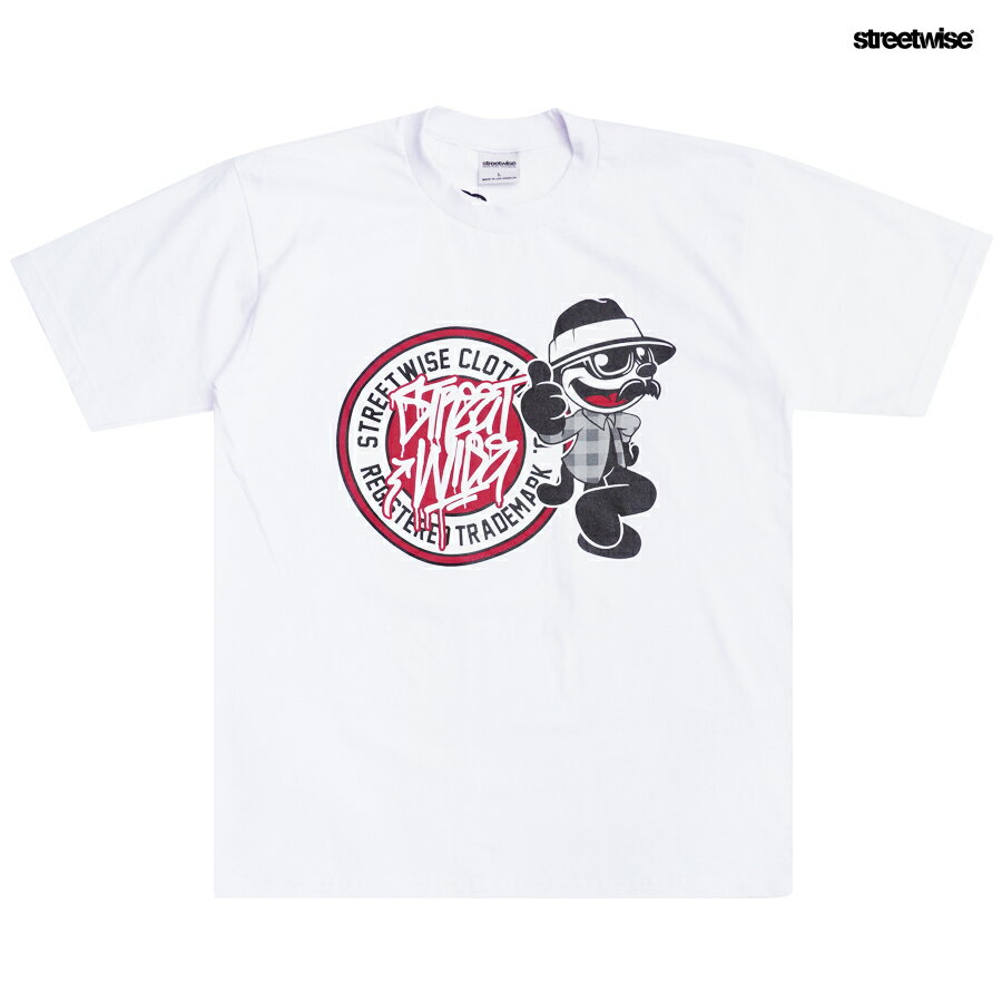 楽天Indoor Class Online Store【送料無料★ラスト1点】STREETWISE THUMBS UP Tシャツ【WHITE】（L・XL・2XL）（ストリートワイズ 通販 服 メンズ 大きいサイズ 半袖 T-SHIRTS）